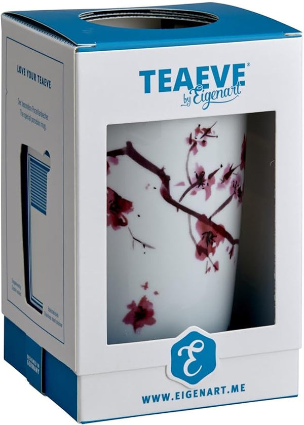 Teaeve ® Cherry Blossoms Ceramic Mug with infuser
